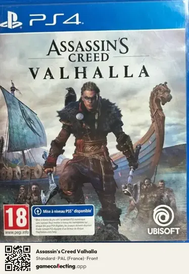 Assassin's Creed Valhalla PlayStation 4, France box front