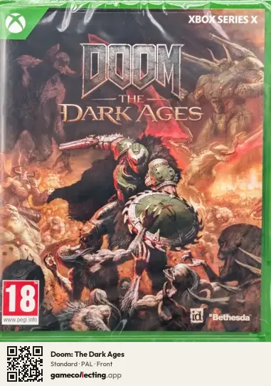 Doom: The Dark Ages Xbox Series X, PAL box front