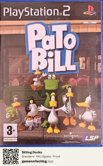 Sitting Ducks PlayStation 2, Spain box front