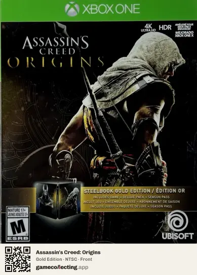 Assassin's Creed: Origins Xbox One, NTSC box front