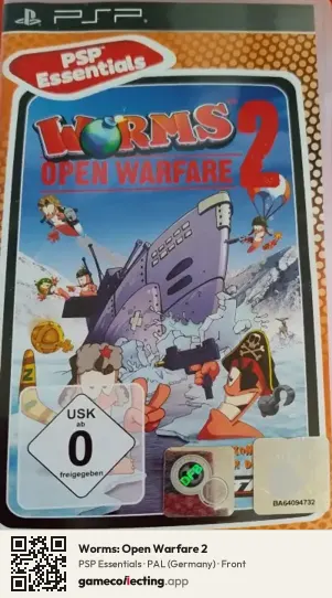 Worms: Open Warfare 2 PlayStation Portable, Germany box front