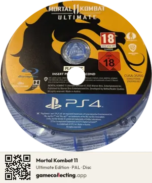 Mortal Kombat 11 PlayStation 4, PAL disc