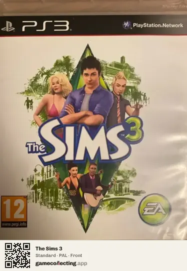 The Sims 3 PlayStation 3, PAL box front