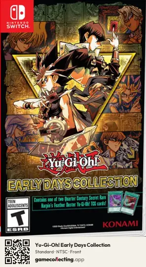 Yu-Gi-Oh! Early Days Collection Nintendo Switch, NTSC box front