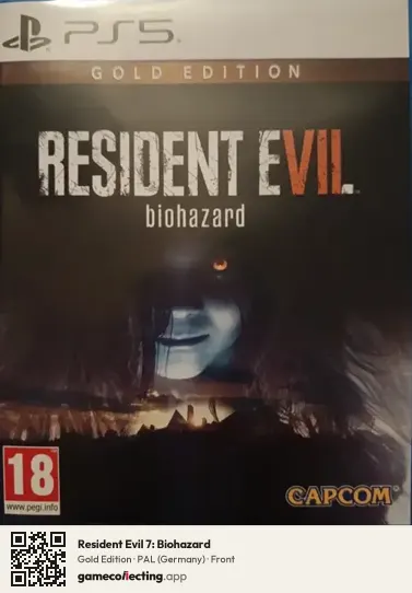 Resident Evil 7: Biohazard PlayStation 5, Germany box front