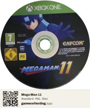 Mega Man 11 Xbox One, PAL disc