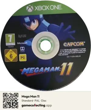 Mega Man 11 Xbox One, PAL disc