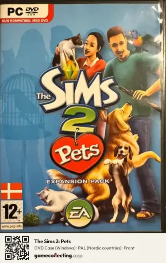 The Sims 2: Pets Computer, Nordic countries box front
