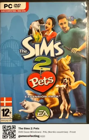 The Sims 2: Pets Computer, Nordic countries box front