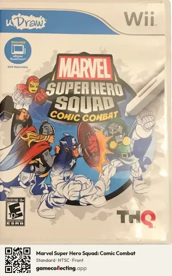 Marvel Super Hero Squad: Comic Combat Nintendo Wii, NTSC box front