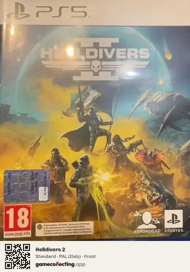 Helldivers 2 PlayStation 5, Italy box front