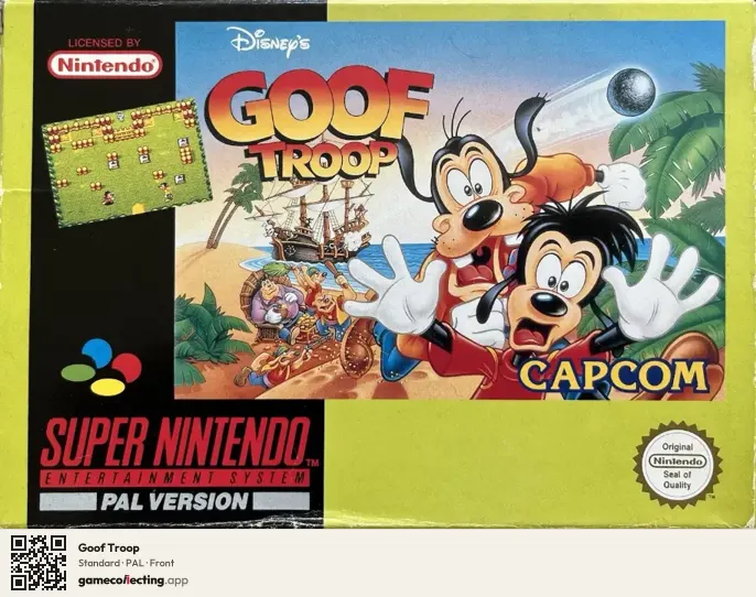 Goof Troop Super Nintendo Entertainment System, PAL box front