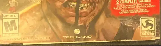 Dead Island Definitive Collection, the ESRB box on its front