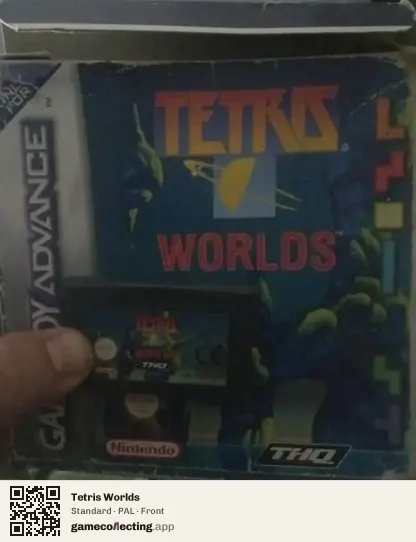 Tetris Worlds Game Boy Advance, PAL box front