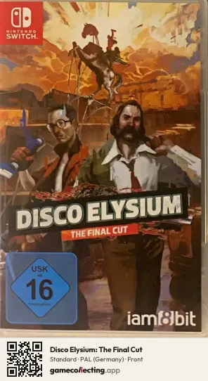 Disco Elysium: The Final Cut Nintendo Switch, Germany box front