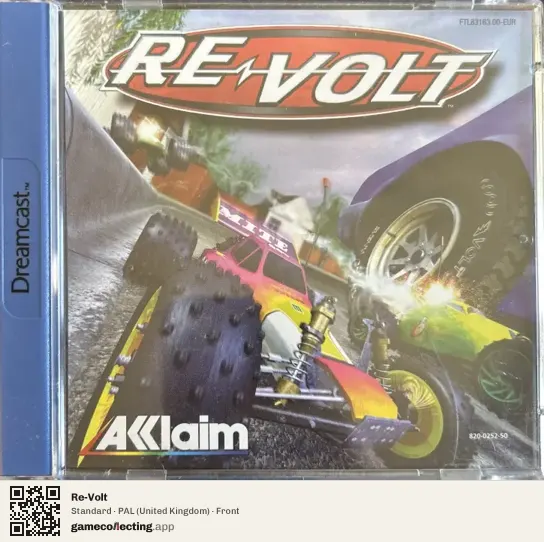 Re-Volt Sega Dreamcast, United Kingdom box front