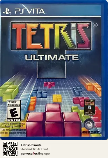 Tetris Ultimate PlayStation Vita, NTSC box front