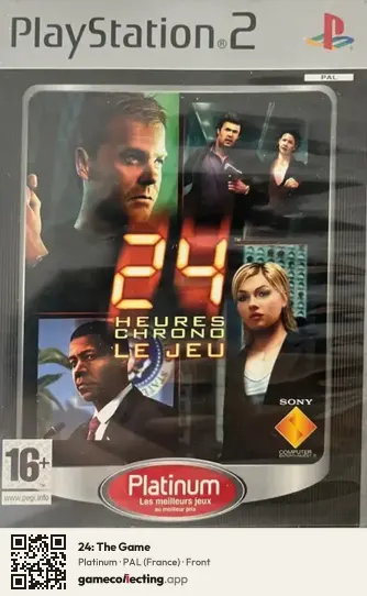 24: The Game PlayStation 2, France box front