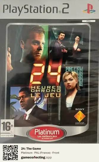 24: The Game PlayStation 2, France box front