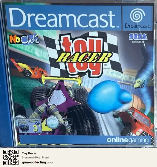 Toy Racer Sega Dreamcast, PAL box front