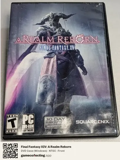 Final Fantasy XIV: A Realm Reborn Computer, NTSC box front