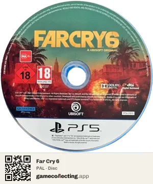 Far Cry 6 PlayStation 5, PAL disc