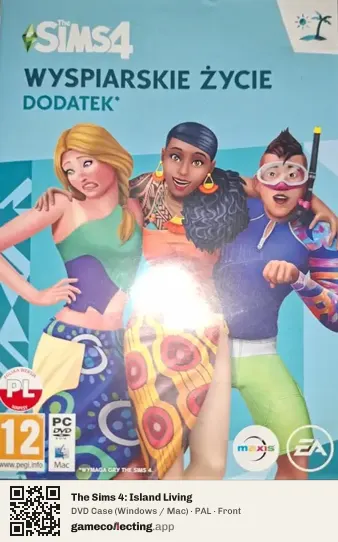 The Sims 4: Island Living Computer, PAL box front