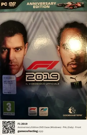 F1 2019 Computer, Italy box front