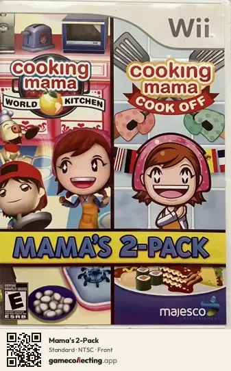 Mama's 2-Pack Nintendo Wii, NTSC box front