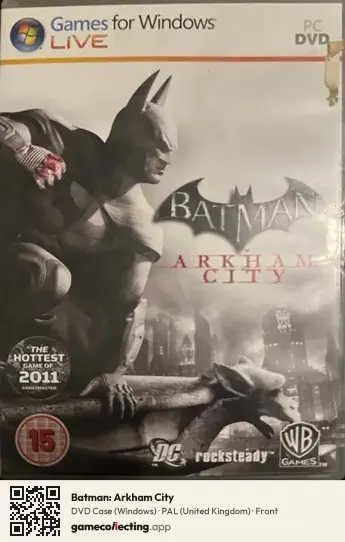 Batman: Arkham City Computer, United Kingdom box front