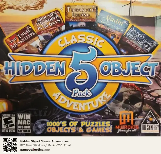 Hidden Object Classic Adventures Computer, NTSC box front