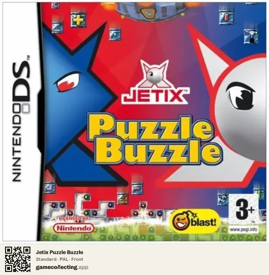 Jetix Puzzle Buzzle Nintendo DS, PAL box front