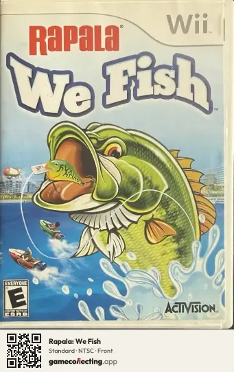 Rapala: We Fish Nintendo Wii, NTSC box front
