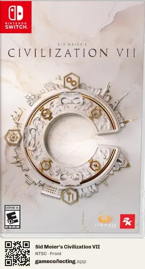 Sid Meier's Civilization VII Nintendo Switch, NTSC box front