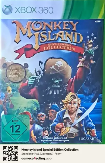 Monkey Island Special Edition Collection Xbox 360, Germany box front