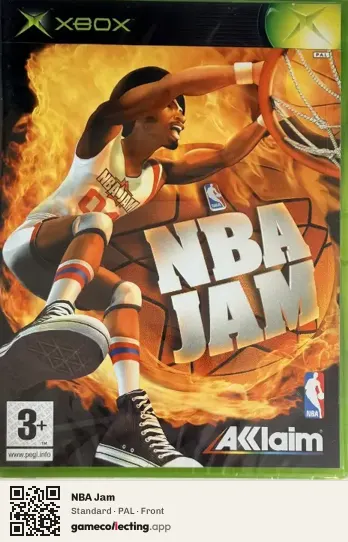 NBA Jam Xbox, PAL box front