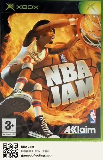 NBA Jam Xbox, PAL box front
