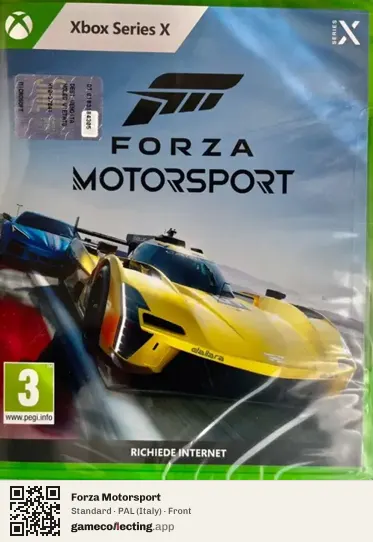 Forza Motorsport Xbox Series X, Italy box front