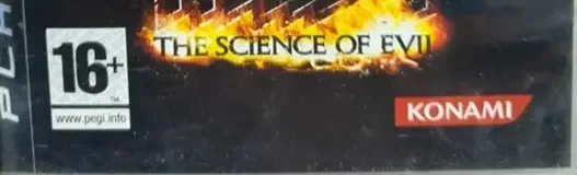 Hellboy: The Science of Evil, the PEGI square on its front