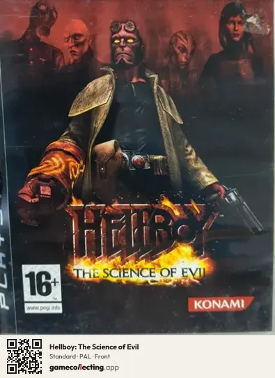 Hellboy: The Science of Evil PlayStation 3, PAL box front