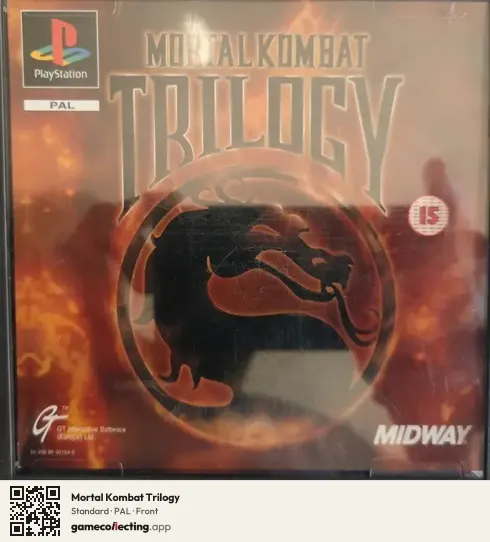 Mortal Kombat Trilogy PlayStation, PAL box front