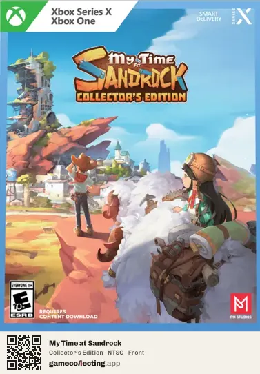 My Time at Sandrock Xbox Series X, NTSC box front