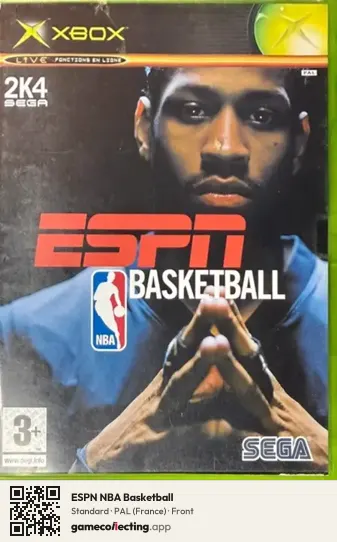 ESPN NBA Basketball Xbox, France box front