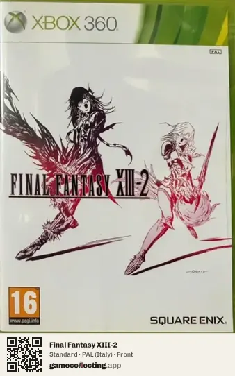 Final Fantasy XIII-2 Xbox 360, Italy box front