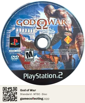 God of War PlayStation 2, NTSC disc