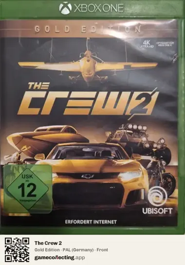 The Crew 2 Xbox One, Germany box front