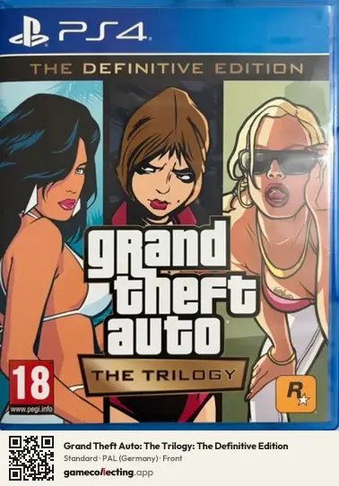 Grand Theft Auto: The Trilogy: The Definitive Edition PlayStation 4, Germany box front