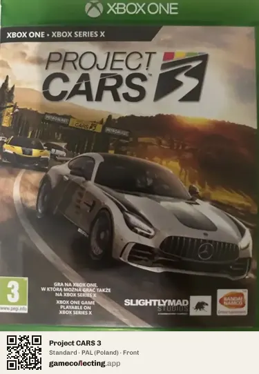Project CARS 3 Xbox One, Poland box front