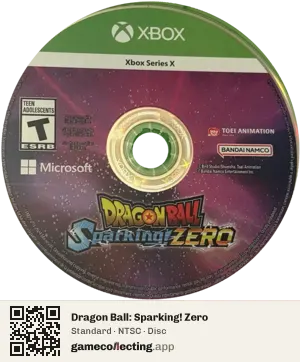 Dragon Ball: Sparking! Zero Xbox Series X, NTSC disc