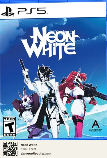 Neon White PlayStation 5, NTSC box front